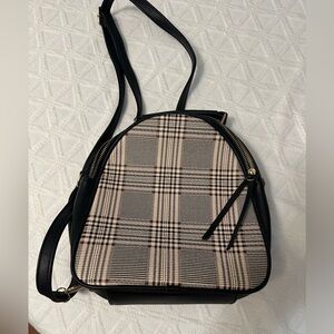 Plaid Mini Backpack